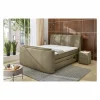 Boxspring 180x200cm - stof - modder met tv-lift en opbergruimte