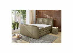 Boxspring 180x200cm - stof - modder met tv-lift en opbergruimte