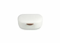 Broodtrommel Crust 33,5x21cm - metaal - beige