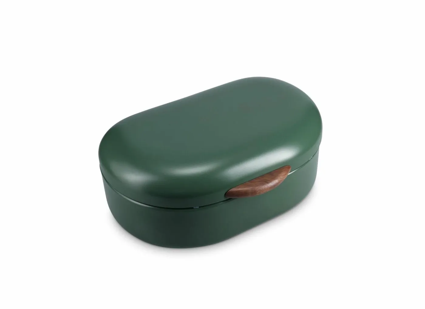 Broodtrommel Crust 40x29cm - metaal - groen