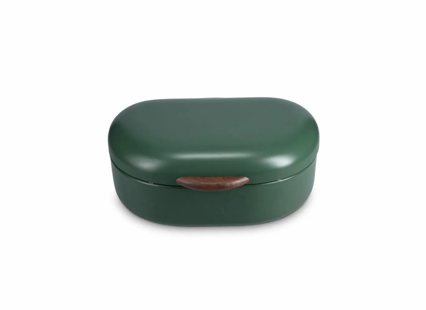 Broodtrommel Crust 40x29cm - metaal - groen