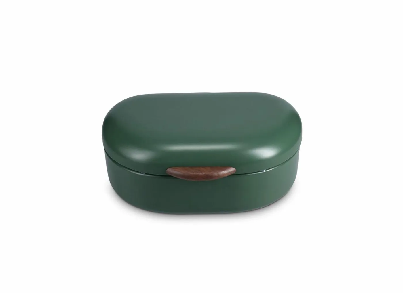 Broodtrommel Crust 40x29cm - metaal - groen
