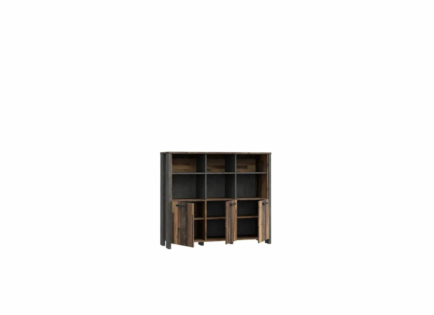 Buffetkast Clif 136cm - decor - old wood & beton
