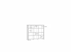 Buffetkast Clif 136cm - decor - old wood & beton