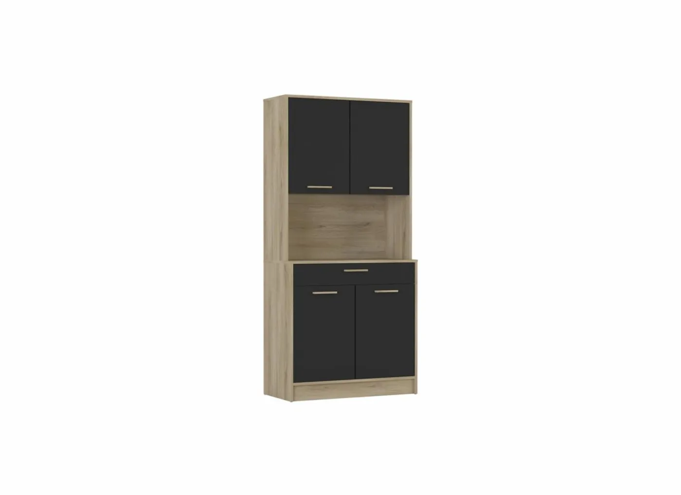 Buffetkast Dolce 84cm - melamine - kronberg eik & sidewalk