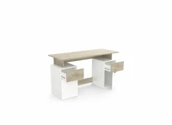 Bureau Platon 135x55cm - decor - kronberg eik & wit