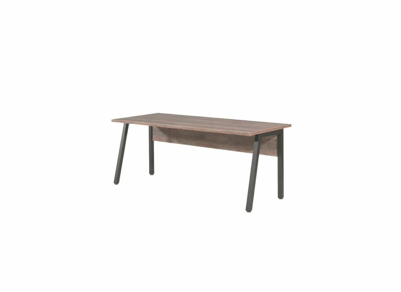 Bureau Pronto 150x80x73cm - melamine - bruin & zwart