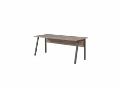 Bureau Pronto 200x73x80cm - melamine - bruin & zwart