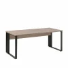 Bureau Rio 2 140x80x73cm - melamine - humus eik