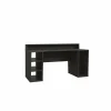 Bureau Tezaur 160x72x91cm - decor - zwart