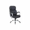 Bureaustoel Bizz 67x71x124cm - lederlook - zwart