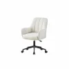 Bureaustoel Bonzo  57x60x95cm - stof - wit