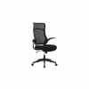 Bureaustoel Flash 67x63,5x110,5cm - stof - zwart
