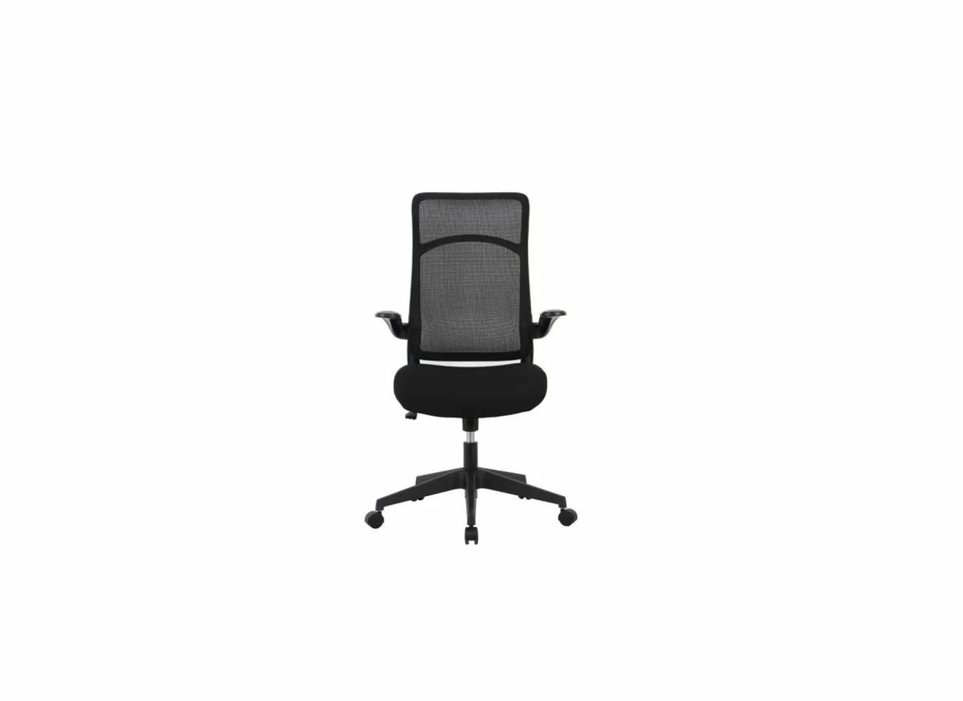 Bureaustoel Flash 67x63,5x110,5cm - stof - zwart