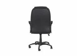 Bureaustoel Gaga 68x68x120cm - lederlook - zwart