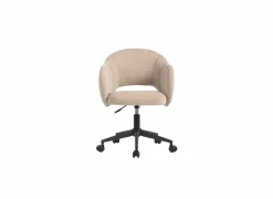 Bureaustoel Mondo 56x56x85cm - stof - beige