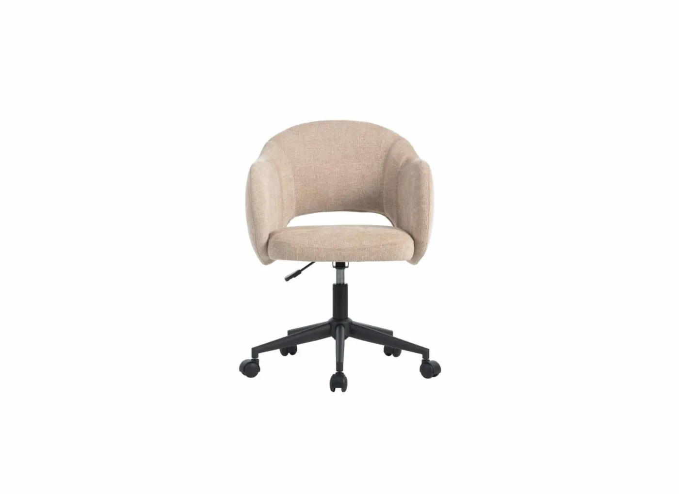 Bureaustoel Mondo 56x56x85cm - stof - beige