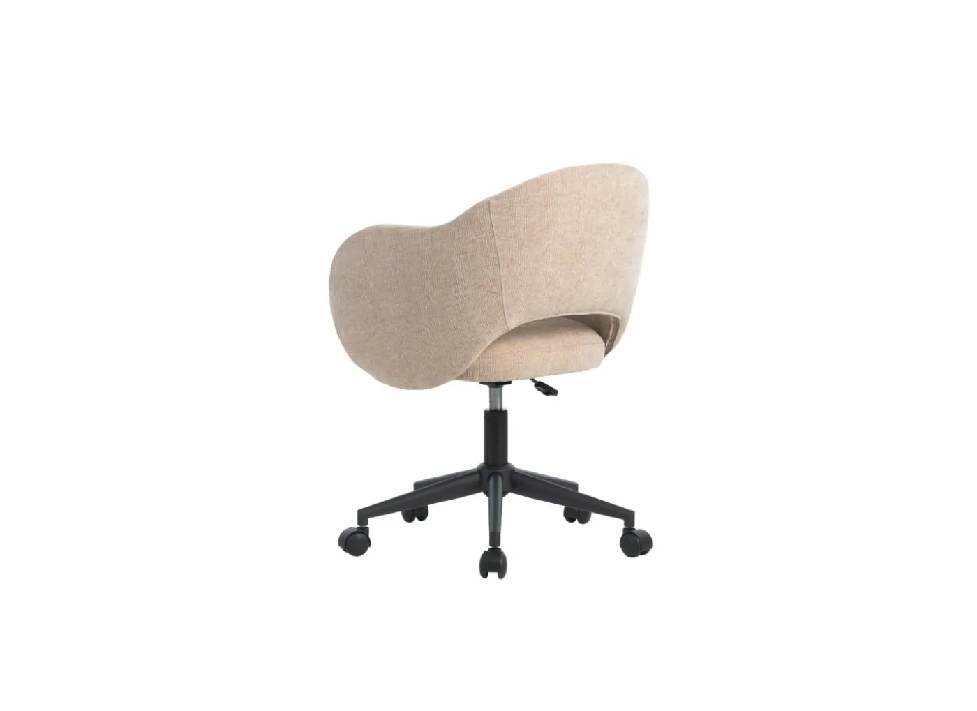 Bureaustoel Mondo 56x56x85cm - stof - beige