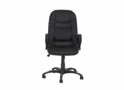 Bureaustoel Njet 68x74x115cm - lederlook - zwart