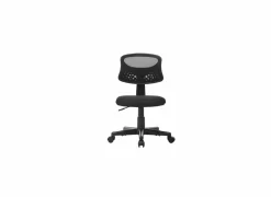 Bureaustoel Nola 43x48x89,5cm - stof - zwart