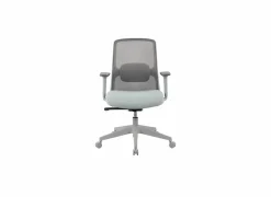 Bureaustoel Office 64x57,5x91cm - stof - grijs