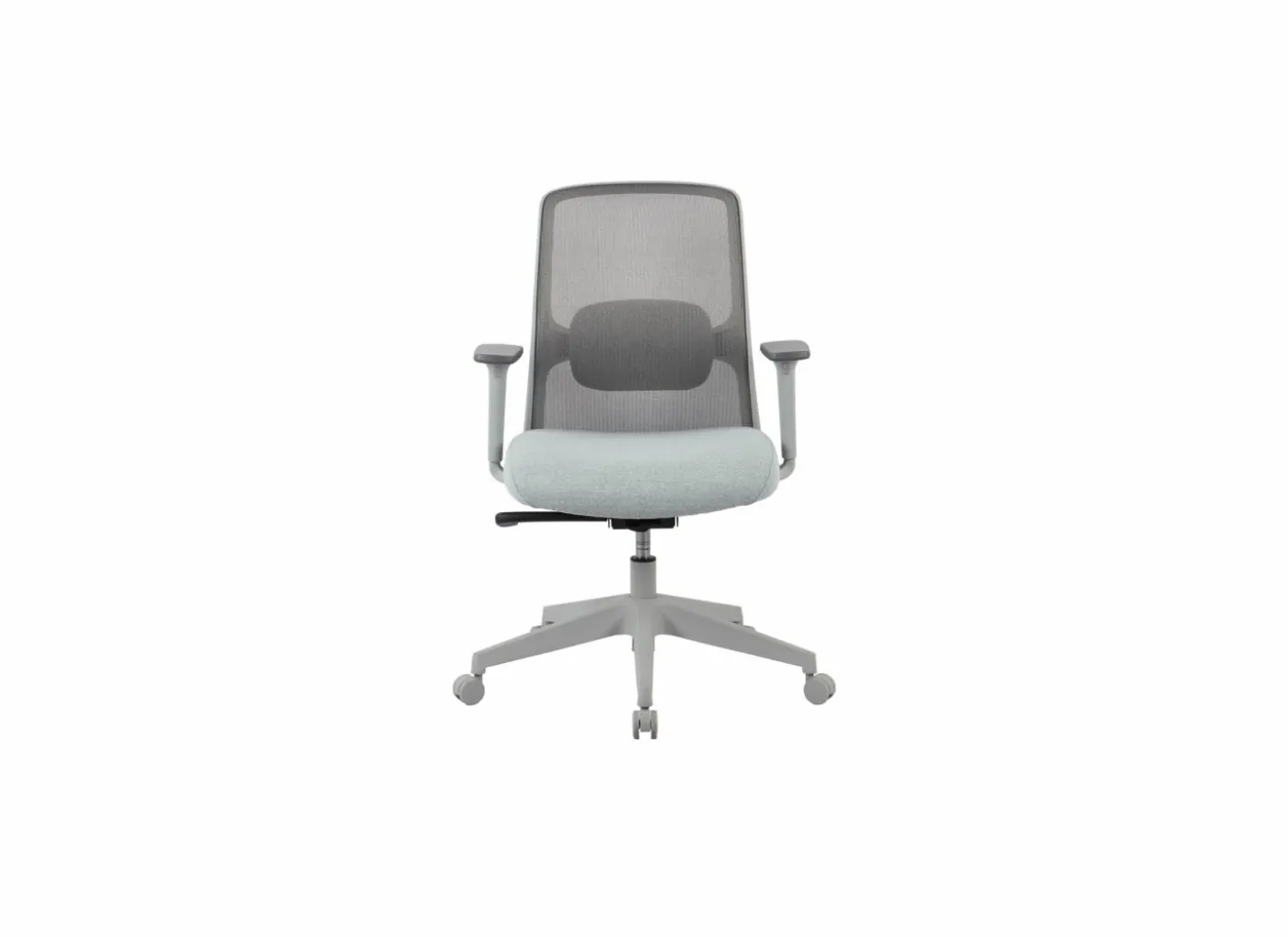 Bureaustoel Office 64x57,5x91cm - stof - grijs