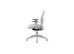 Bureaustoel Office 64x57,5x91cm - stof - grijs