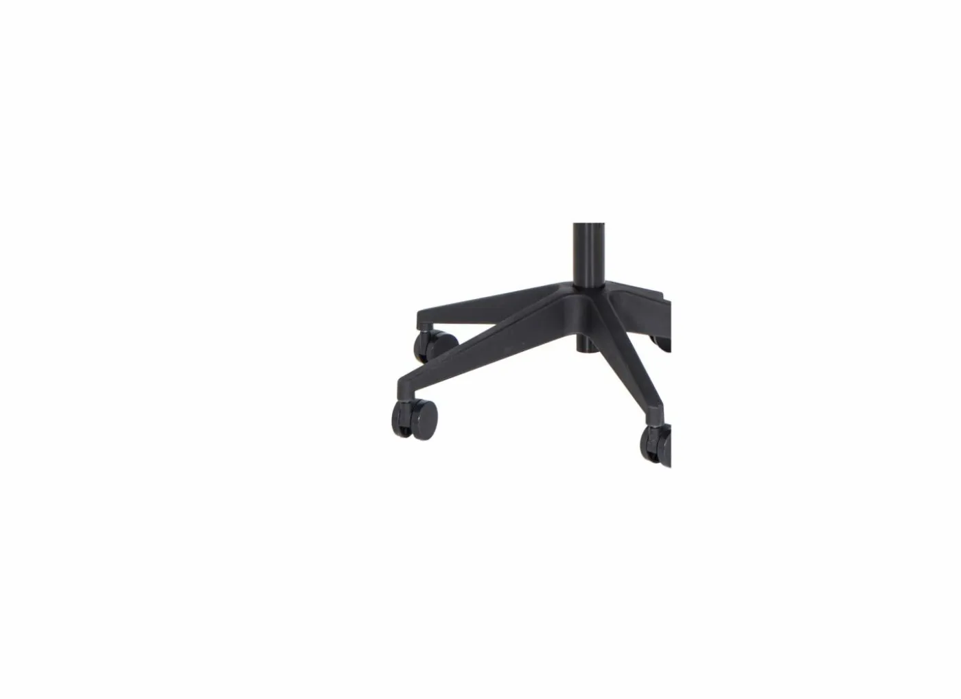 Bureaustoel Rubino 63x67,5x102cm - stof - zwart