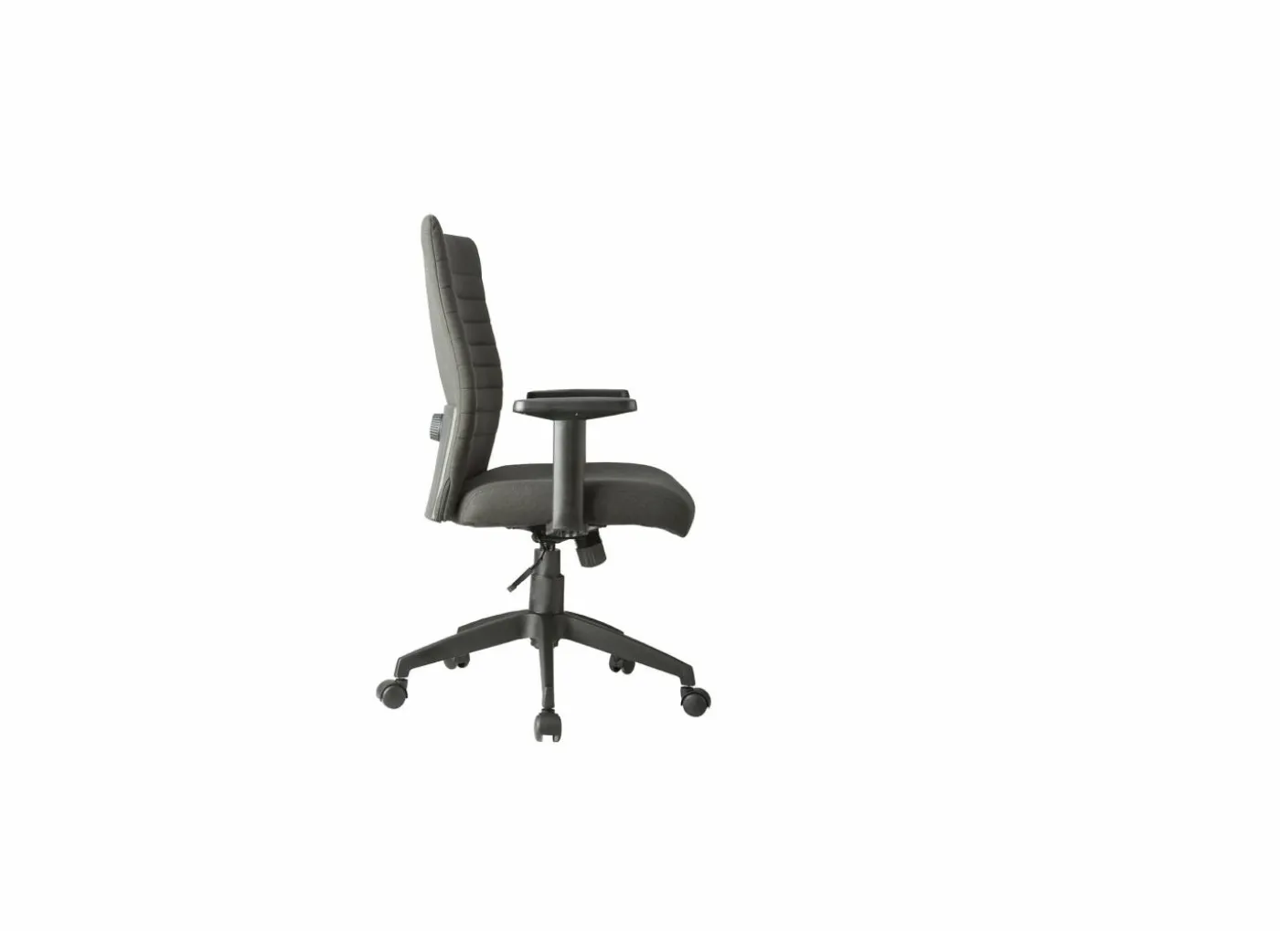 Bureaustoel Sean 60x56,5x94cm - stof - donkergrijs