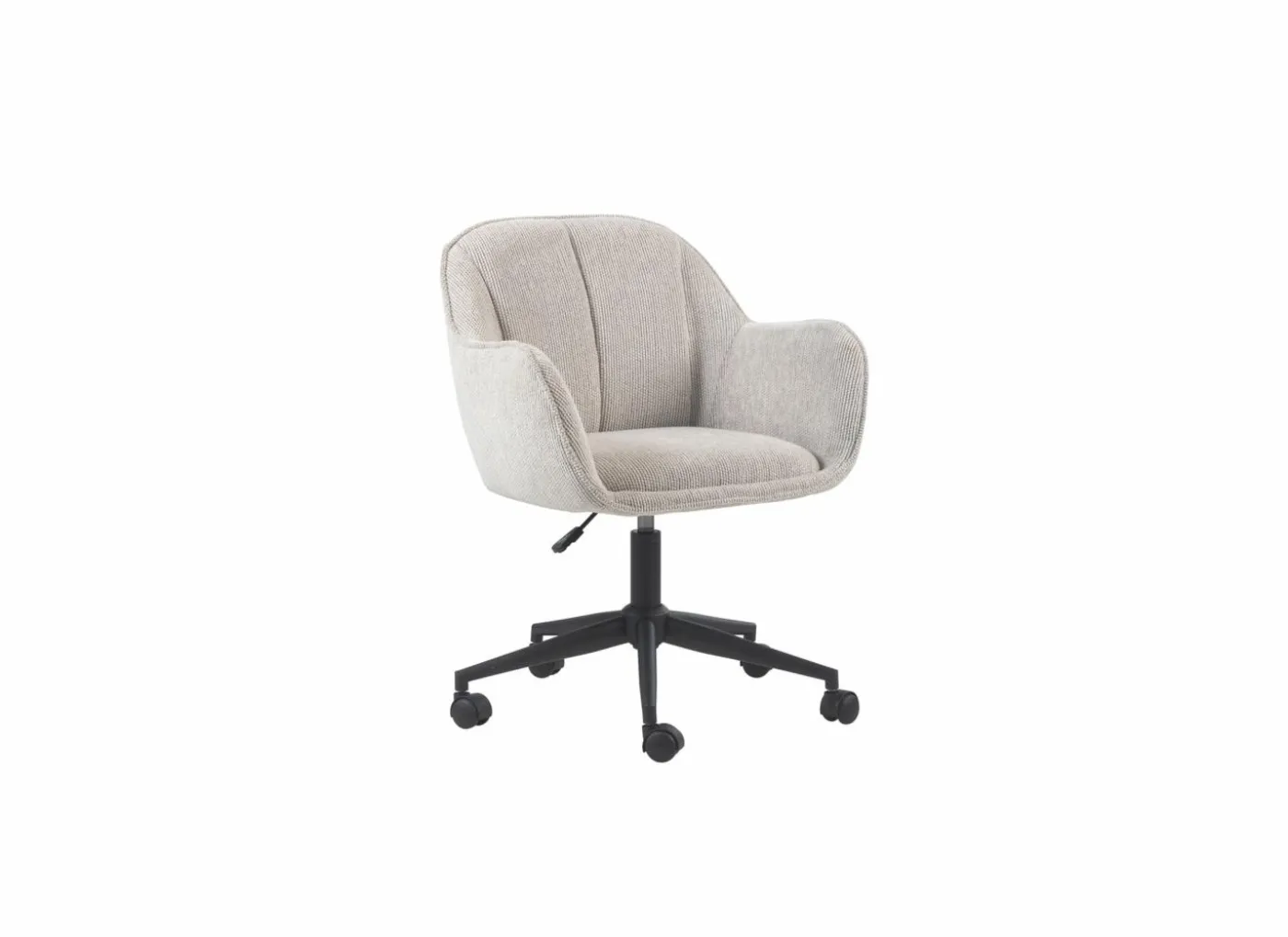 Bureaustoel Union 60x62x80cm - stof - light coffee