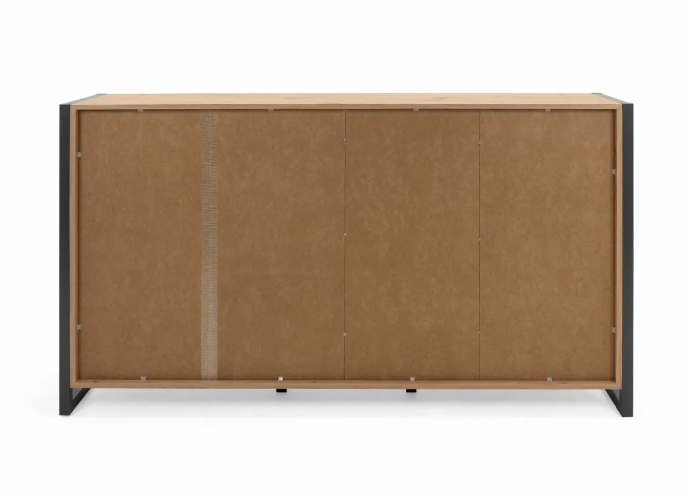 Commode Denver 160cm - decor - artisanale eik & anthraciet