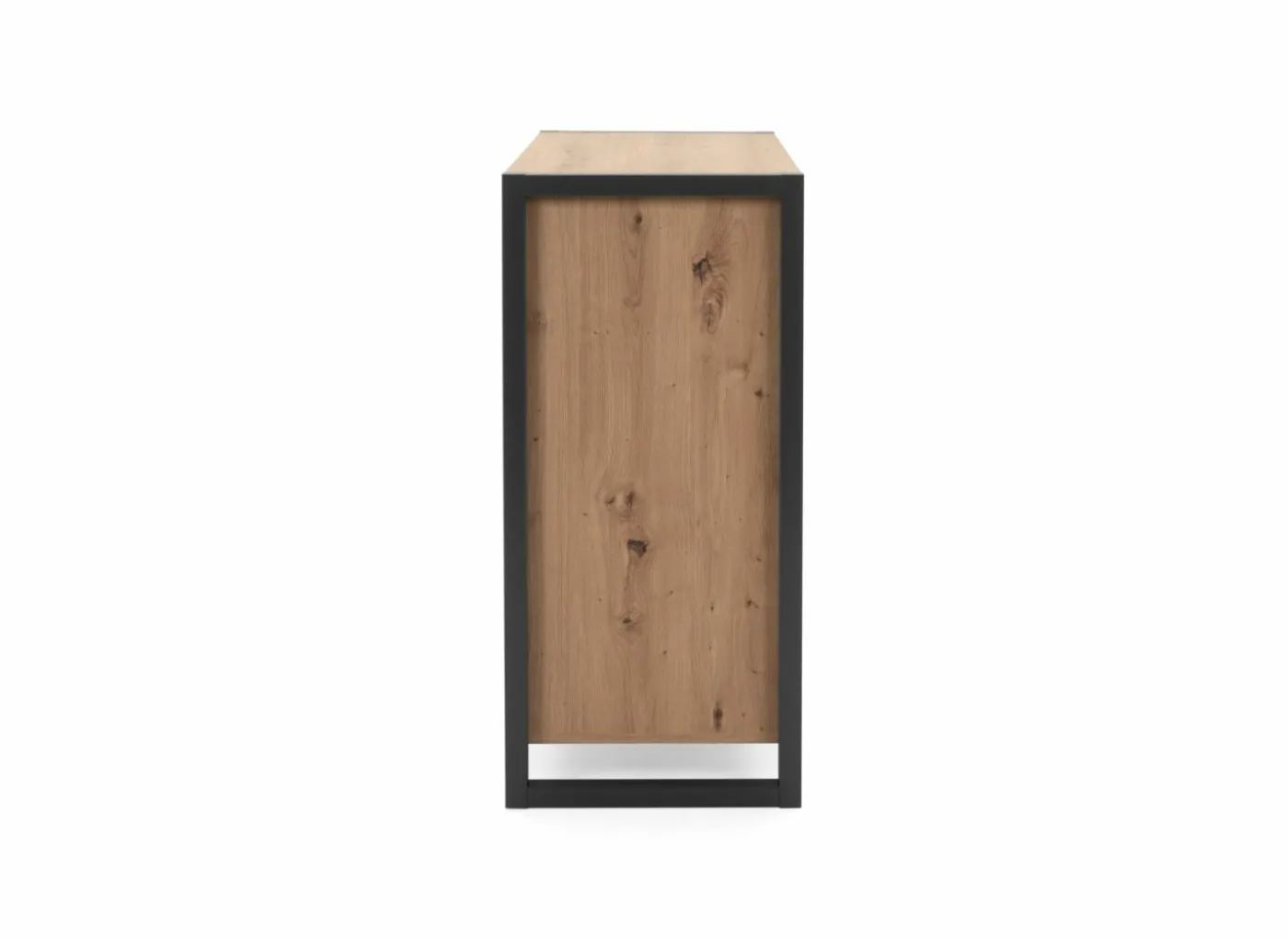 Commode Denver 80x88x40cm - decor - artisanale eik & anthraciet