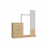 Commode Magic 145x40x165cm - melamine - naturel
