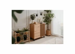Commode Medan 80x40x85cm - melamine - artisanale eik