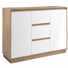 Commode Phoenix 117cm - decor - artisanale eik & wit