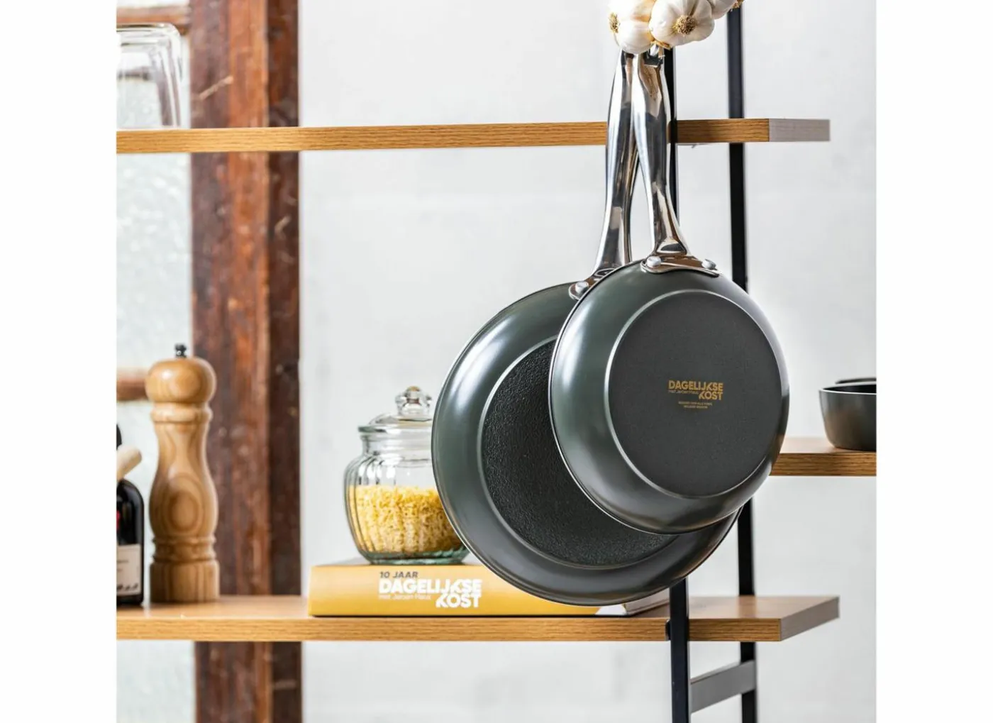 Dagelijkse Kost braadpan Ø20cm - aluminium - olijfgroen