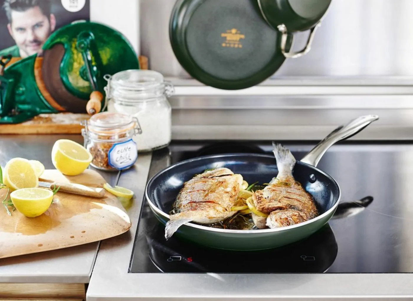 Dagelijkse Kost braadpan Ø20cm - aluminium - olijfgroen