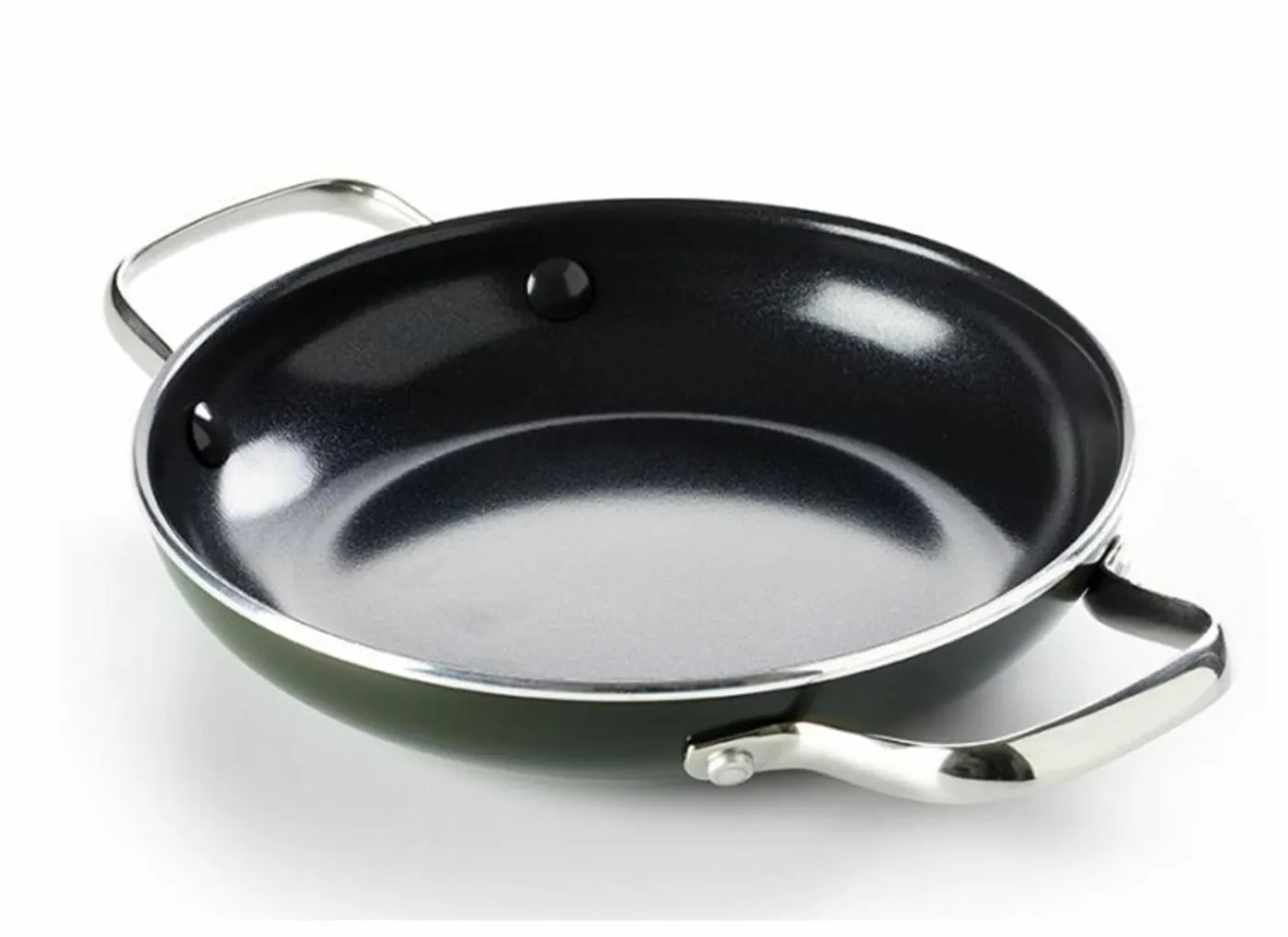 Dagelijkse Kost sahan Ø24cm - aluminium - olijfgroen
