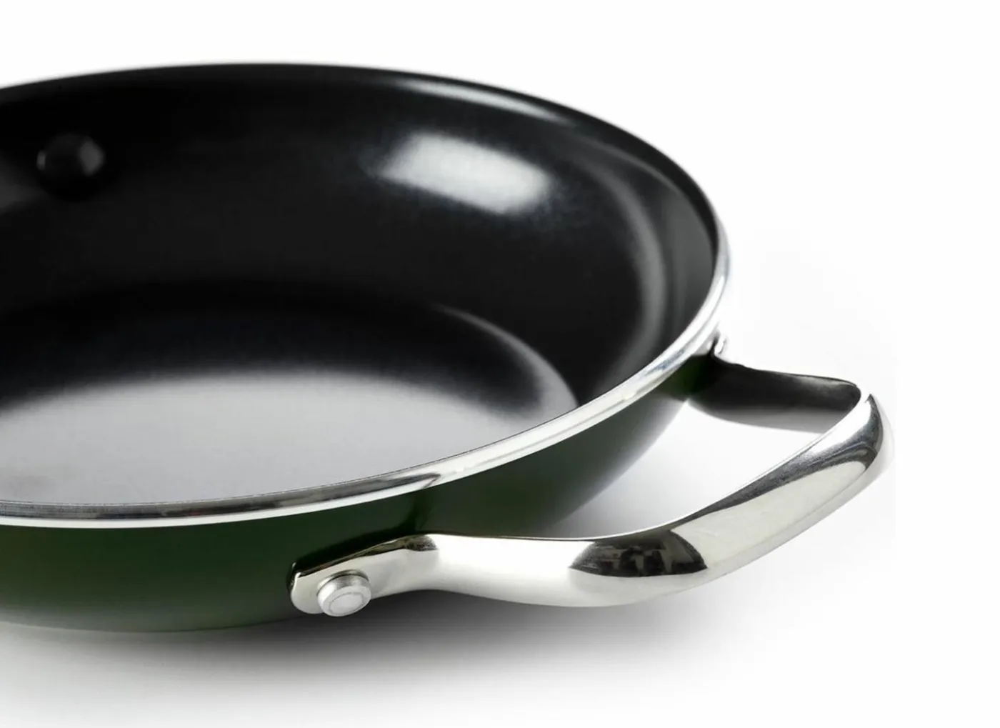Dagelijkse Kost sahan Ø24cm - aluminium - olijfgroen