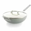 Dagelijkse Kost wokpan Ø28cm - aluminium - beige & grijs