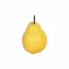 Deco Peer H10,5cm - kunststof - geel