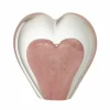 Deco Presse Papier 10cm - glas - roze
