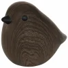 Deco Vogel H14,5cm - dolomiet - tabak