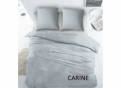 Dekbedovertrek Carine 140x220cm - katoen - blauw