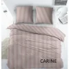 Dekbedovertrek Carine 140x220cm - katoen - roze