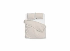 Dekbedovertrek Di Lino 240x220cm - flanel - beige