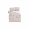 Dekbedovertrek Di Lino 240x220cm - flanel - shell nude