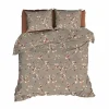 Dekbedovertrek Geisha 240x200/220cm - katoen - taupe