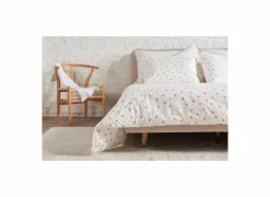 Dekbedovertrek Golden Hearts 260x220/240cm percale katoen