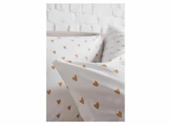Dekbedovertrek Golden Hearts 240x200/220cm percale katoen